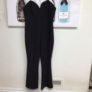 Sugar Poison Elegant Black Strapless Jumpsuit